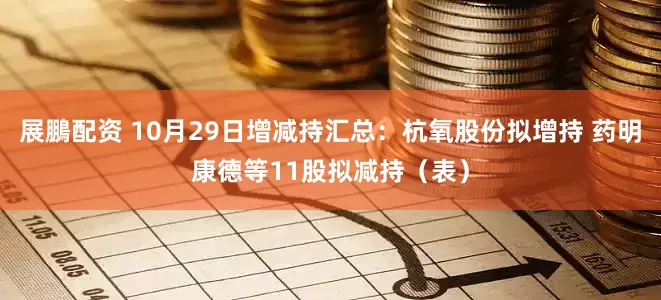 展鵬配资 10月29日增减持汇总：杭氧股份拟增持 药明康德等11股拟减持（表）