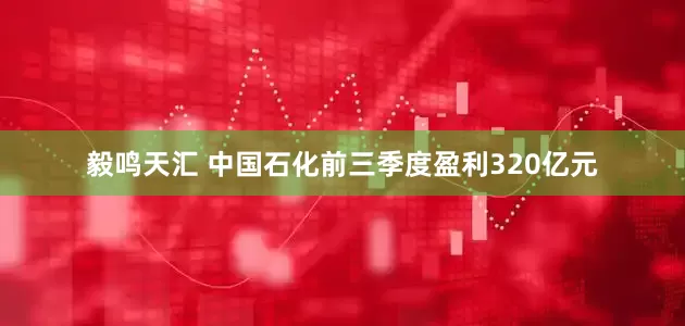 毅鸣天汇 中国石化前三季度盈利320亿元